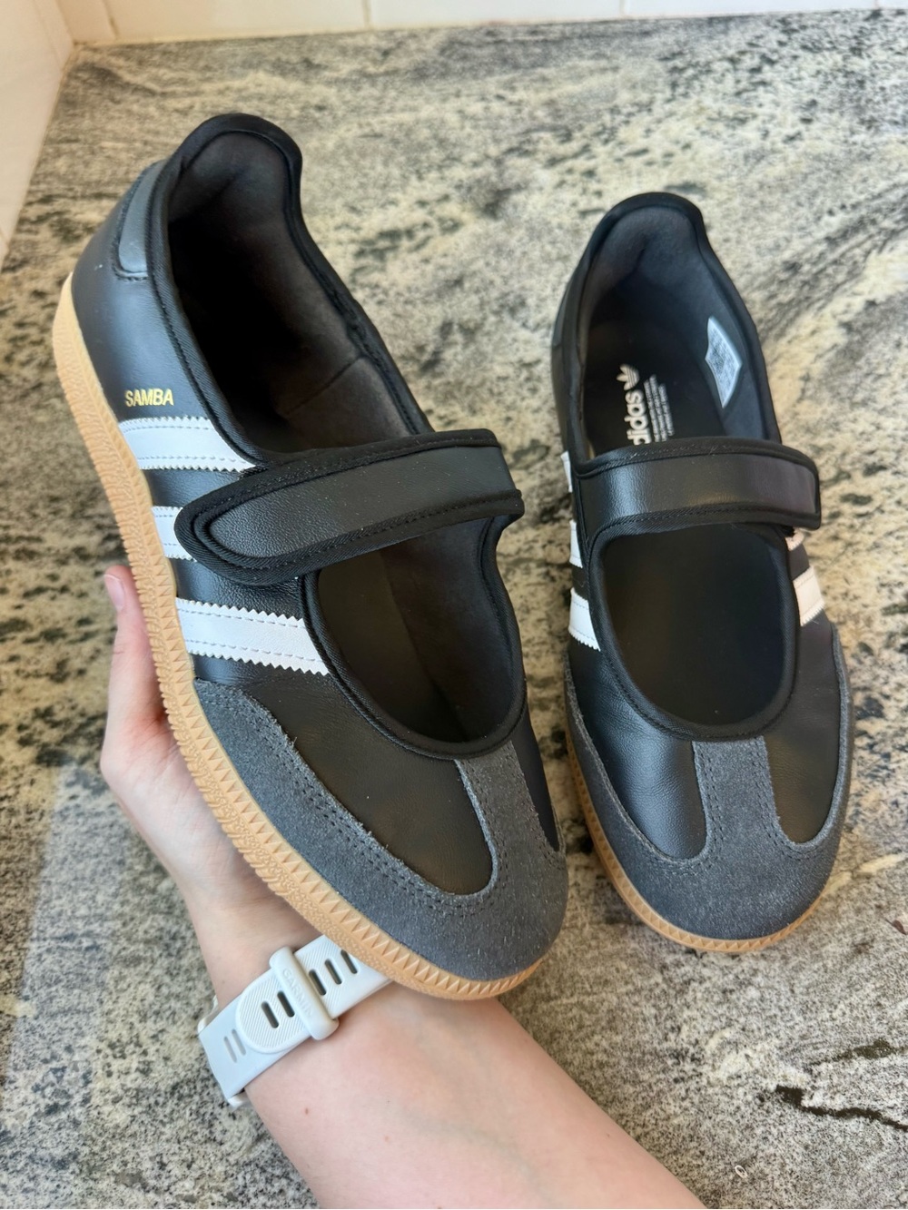 Adidas Samba Jane Black Women’s Size 8. EUC.